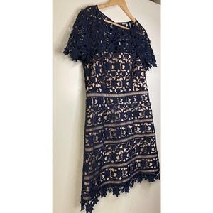 Beautiful Navy blue Elija J Lace dress
